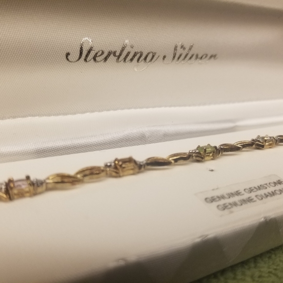 Genuine Gemstone Bracelet - Picture 5 of 7